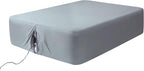 Fitted Sheet for Full Size Air Matress, with 18-24 Inch Extra Deep Pocket, Soft Breathable Air Mattress Sheet Cover for Inflatable Bed, Grey