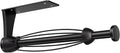 Paper Towel Holder Under Cabinet, Single Hand Operable Wall Mount with Damping Effect, Self-Adhesive or Drilled for Kitchen Bathroom, Black