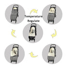 CozyMe Stroller Footmuff - Adjustable Winter Stroller Blanket Evolution for Toddler, Multi Purpose Fleece Lined Warm Hooded Bunting Bag for Baby, Water Repellent | (6M - 4T)