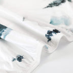 GRSSDER Stretch Ultra Soft Jersey Knit Changing Pad Cover Set 2 Pack, Change Table Pad Covers Fit 32"/34" x 16" Pads Safe and Snug, Cute Wild Forest Mongooses for Baby