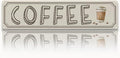 Vintage Coffee Sign Decor, Retro Metal Tin Sign, Home Kitchen Wall Decor, Farmhouse Decorations for Cafe, Coffee Station Decors Decorative Metal Wall Signs 15.8x4 Inches