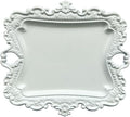 khtumeware 1 Pack Jewelry Dish White Jewelry Trays ideal for holding jewelry rings and small trinkets.