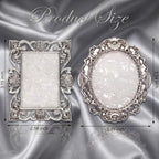 Nail Art Plate, 2 Pcs Nail Mixing Palette Polish Color Mixing Plate Nail Holder Nail Art Display Board, Nail Art Display Tools Photography Props(Sliver) - color: Silver/Two Pieces