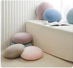 MOJUN Round Throw Pillow, 20" Cute Soft Round Seating Cushions Pillow Meditation Pillow Home Decorative Floor Pillows Cushions for Couch Sofa Car Living Room Bed, Light Grey