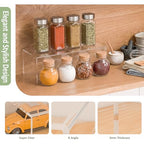 Acrylic Shelf Riser 6x5.1x4 pack of 2, Clear Acrylic Stand for Figure, Cosmetics, Bags, Shoes, Toys, Collectibles, 6x5.1x4 Inch - size: 6x5.1x4 Inch
