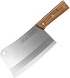 KOFERY 7.3" Carbon Steel Meat Cleaver for Heavy Duty Bone Chopping