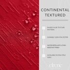 Elrene Home Fashions Continental Solid Texture Water, Stain & Wrinkle Resistant Tablecloth, 70" Round, Red - color: Red, size: 70" (Round)