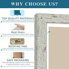 Hongkee 5x7 Picture Frame Set of 4, Made of Real Glass and Sage Green Wooden Frame, 5 by 7 Photo for Wall or Tabletop - Display Picture 4x6 with Mat or 5x7 Without Mat