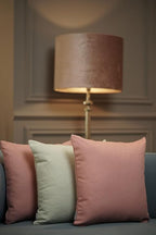 Haven & Glow Decorative Throw Pillow Cover – Square Cushion Case with Zipper | Modern Sofa, Couch & Bed Accent Pillow Covers for Living Room, Bedroom & Home Decor | 18 x 18 Inch – Deep Pink – 2 Pack