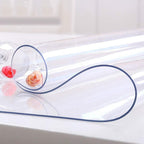 NECAUX Clear PVC Table Cover Protector 28 x 60 Inch 1.5mm Thick
