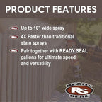 Ready Seal Exterior Wood Stain & Sealer, Pecan, Turbo Spray