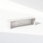 Furinno Classic Desk Organizers and Accessories, 23-Inch Desk Organizer, Desktop Organizer, for Office Supplier, Office Desk Accessories, Marble White