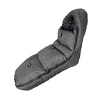CozyMe Stroller Footmuff, Stroller Hooded Blanket for Toddler, Stroller Bunting Bag with Multi Purpose Fleece Lined Warm Winter Stroller Cover, M6-4T,Heather Grey