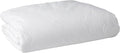 National Allergy Premium 100% Cotton Duvet Comforter Protector - Jumbo Queen Size - 96" x 92" - White - Breathable 300 Thread Count Hypoallergenic Cover - Zippered Encasement - Bedding Linen