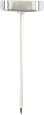 GoodCook Everyday Meat Thermometer with Bi-Directional Dial Shows Temperature and Meat Type Doneness with Stainless Steel Probe, Includes Fahrenheit & Celsius, Silver