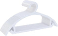 ABHENG 30 Pack Clothes Hangers, Non Slip Heavy Duty Plastic Hangers, Space Saving All-in-One Garment Hangers for Dresses Suits Jeans Knits, Hold Up to 11 LB Dry & Wet, 16.4" x 8.3", White, UAPY0830W