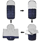 CozyMe Stroller Footmuff, Insulated Stroller Blanket Evelution for Winter Baby, Universal Waterproof Winter Bunting Bag, Cozy Universal Travel Gear Stroller Sleeping Bag Fit for 6M-4T