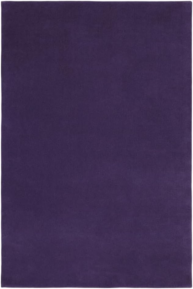 Hand-Tufted Wool Round Area Rug – Soft Premium Wool Carpet for Living Room, Bedroom & Home Décor – 8X8 ft| Lilac – Durable, Non-Slip Backing, Handcrafted Rug