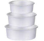 HomeMall 4 Inch Aluminum Round Cake Pan, 8 Pieces Non-stick Mini Cake Baking Pan - Layer Baking Round Cake Pans Set for Home Kitchen DIY Baking Tools Supplies