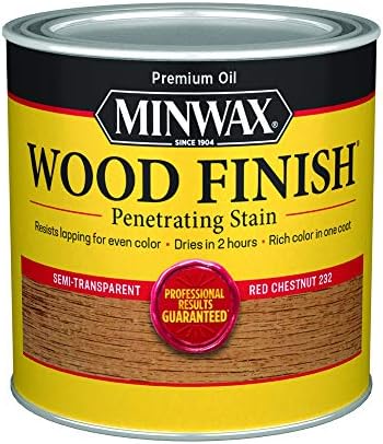 Minwax Wood Finish, Red Chestnut, 1/2 Pint