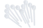 Supplement and Supply 1 Teaspoon (1/3 Tablespoon | 5 mL) Long Handle Plastic Measuring Spoon for Coffee, Protein Powder, Pet Food, Spices, Grains, Dry Goods – Food-Grade BPA-Free (Pack of 25)