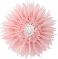 Pink Flower Pillow Cute Decorative Flower Round Shaped Throw Pillows Handmade 3D Daisy Floral Accent Pillow Soft Elegant Cushion for Bed Couch Sofa Chair Bedroom Living Room Home Decor 12Inch