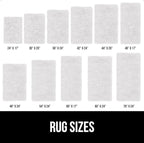 GORILLA GRIP Bath Rug Mat 30x20, Thick Soft Absorbent Chenille, Quick Dry Microfiber Mats, Rubber Backing Washable Shower Floor Rugs, US Designed Bathroom Bathmat Home Decor Accessories, White