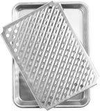 Nordic Ware Naturals Quarter Sheet with Multi-Purpose Oven and Cooling Rack