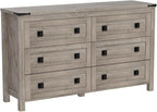 T4TREAM Farmhouse 6 Drawers Dresser