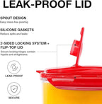 LocknLock Aqua Fridge Door Water Jug | Clear Pitcher | BPA Free Plastic Pitcher with Lid | 3 Quart Pitcher with Lid for Water, Juice, Tea & More Beverages, Red