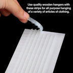 Yalikop 350 Pcs Non Slip Rubber Clothes Hanger Grips Adhesive Clothing Hanger Grip 2.8 x 0.2 Inch Clothes Hanging Accessories with Fins Strips Grippers for Home Stores Use (Clear)