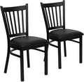 Flash Furniture Hercules Series Vertical Back Metal Restaurant Chairs,