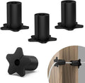 Starlink Cable Routing kit for 5/8" Wall Hole, Starlink Cable Pass Through Grommet,Starlink Rubber Wall Grommet for Starlink ethernet Cable Grommet (Black,4PCS)