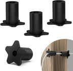 Starlink Cable Routing kit for 5/8" Wall Hole, Starlink Cable Pass Through Grommet,Starlink Rubber Wall Grommet for Starlink ethernet Cable Grommet (Black,4PCS)