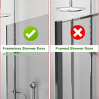 HUFEEOH Shower Towel Hooks, 7.5-Inch Extended Over Glass Shower Door Hanger for Towels & Robes, Rustproof Bathroom Towel Rack, 2-Pack (Silver, T Shape)