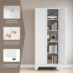 Yizosh Metal Pantry Cabinet, Cupboard