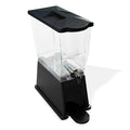 Carlisle FoodService Products Trimline Rectangular Beverage Dispenser Drink Dispenser with Spigot for Catering, Buffets, Restaurants, Polycarbonate (Pc), 3.5 Gallons, Black