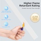 Delamu 28.4in Cord Hider, Cord Covers for Wires on Wall, Paintable Cable Hider, Easy to Use Wire Covers for Cords, Wire Hiders for TV on Wall, Cable Cover Cable Management, W0.95in H0.55in