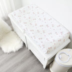Changing Pad Cover for Girls 2 Pack, Comfy & Breathable Changing Table Cover for 32''x16" Changing Table Pads, Diaper Changing Pad Cover, Pink
