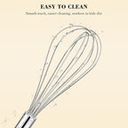 NileHome Stainless Steel Whisk 10" Kitchen Whisk Wisking Tool Kitchen Wisk Wire Whisks for Cooking, Whisking, Blending, Beating, Stirring
