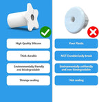 Starlink Cable Grommet for 5/8 Inch Wall Hole,Starlink Wall Grommet,Silicone Wall Cable Grommet for Starlink Ethernet Cable(White,4PCS)