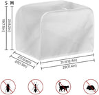 Christmas Snowman Printed Toaster Cover - Anti-Dust & Fingerprint, Snowflake Print Toaster Covers for Kitchen Small Appliance & Microwave Oven Decor Accessories