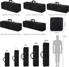 36 Inch Large Duffle Bag for Travel - 100L Extra Large Heavy Duty Duffel Bag with 2 Sides Handles, Sport Equipment Storage Bag for Camping-Black