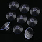 30 Pack Glass Table Suction Cups - 20mm Rubber Suckers Without Hooks