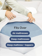 Extra Deep Cal King Sheet Set - 6 Piece Breathable & Cooling Sheets - Hotel Luxury Bed Sheets Set - Easy Fit - Soft, Wrinkle Free & Comfy Sheets Set - Antique White Sheet Set with Extra Deep Pockets