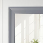 Bathroom Mirror for Wall,Rectangle Rustic Gray 24 x 36 inch Hanging Vanity Mirrors for Living Room,Bedroom,Entryway