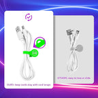 Cable Cord Organizer Magnetic Cord Organizers Twist Ties Magnet Clips Cord Wrap Keepers For Charging Cord Headphone Cord Holder Silicone Cable Strap Appliance Fridge Bookmark Whiteboard Keychain 7PACK