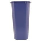 Rubbermaid Commercial Products Deskside Recycling Can, 10.25-Gallon/41-Quart, Blue Recycling Symbol, Plastic, for Bedroom/Bathroom/Office/Under Desk/Sink, Pack of 12