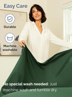 Extra Deep Twin XL Sheet Set - 4 Piece Breathable & Cooling Sheets - Hotel Luxury Bed Sheets Set - Easy Fit - Soft, Wrinkle Free & Comfy Sheets Set - Emerald Green Sheet Set with Extra Deep Pockets