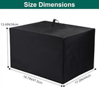 Heavy Duty Ninja Oven Cover for Double Stack XL DCT451/DCT651 & FlexDoor DCT402BK, Heat Resistant Dust Proof Protector, Waterproof Countertop Appliance Cover Fits 18.72"D x 17.34"W x 13.40"H